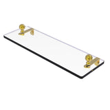 Allied Brass MA-1/16-ORB Mambo 16 Inch Glass Vanity Shelf with Beveled Edges Oil Rubbed Bronze