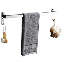 Ping Bu Qing Yun Towel Rack - 304 Stainless Steel, Mirror, Multi-Function, Wall-Mounted Bathroom Perforated Towel Rack, Suitable for Bathroom, Home, Kitchen - a Variety of Sizes to Choose from Towel