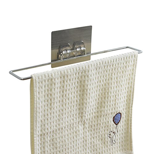 Ping Bu Qing Yun Sucker Towel Rack Perforated Kitchen Towel Rack Bathroom Wall Towel Rack Sucker Towel Holder7.5cm5cm30cm Towel Rack