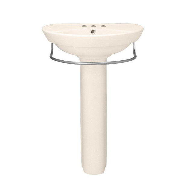American Standard 0268.400.020 Ravenna Contemporary Design Pedestal Sink Top...