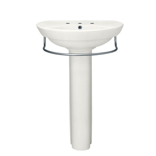 American Standard 0268.800.020 Ravenna Contemporary Design Pedestal Sink Top...