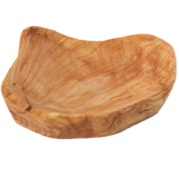 COSPRING Root Wood Dish, Party Platter and Tray for Sandwich Bread Serving, appetizer display, Vintage ring dish, Hand Carved Artworks (6 inch)