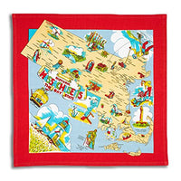 Massachusetts State Souvenir Dish Towel