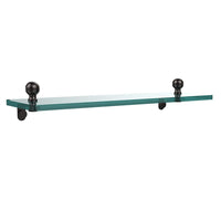 Allied Brass MA-1/16-ORB Mambo 16 Inch Glass Vanity Shelf with Beveled Edges Oil Rubbed Bronze