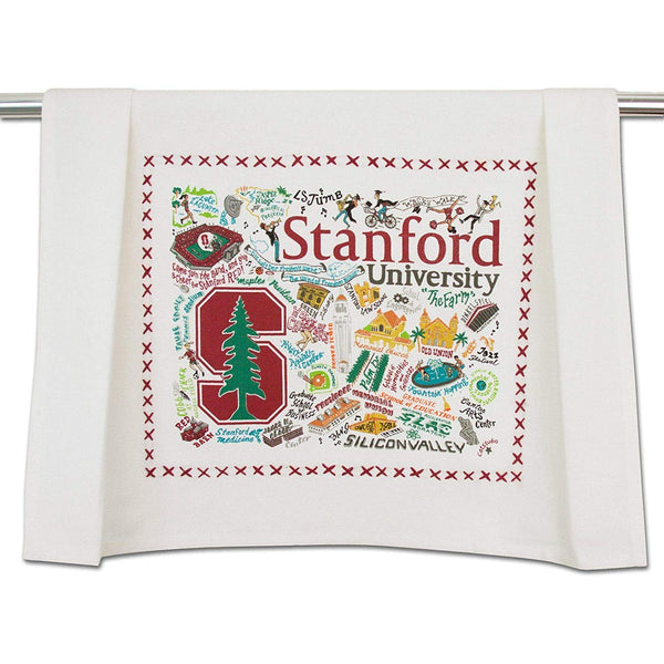 Catstudio Stanford University Collegiate Dish & Hand Towel | Beautiful Award Winning Home Decor Artwork | Great For Kitchen & Bathroom