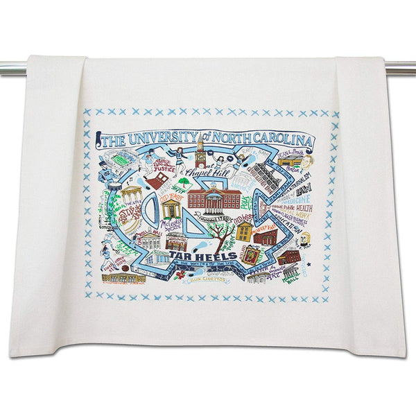 Catstudio University of North Carolina Collegiate Dish & Hand Towel | Beautiful Award Winning Home Decor Artwork | Great For Kitchen & Bathroom