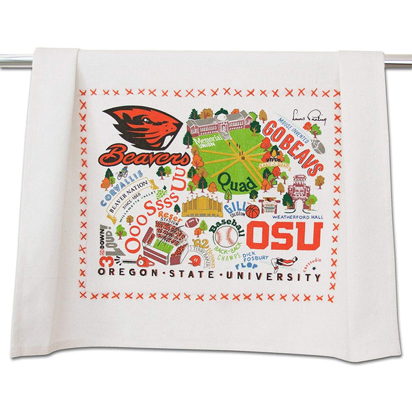 Catstudio NCAA Collegiate Dish Towel, Tea Towel or Hand Towel