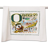 Catstudio University Of Oregon Collegiate Dish & Hand Towel | Beautiful Award Winning Home Decor Artwork | Great For Kitchen & Bathroom