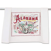 Catstudio University of Alabama Collegiate Dish & Hand Towel | Beautiful Award Winning Home Decor Artwork | Great For Kitchen & Bathroom