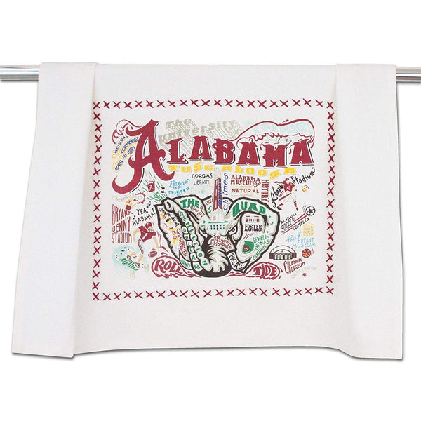 Catstudio University of Alabama Collegiate Dish & Hand Towel | Beautiful Award Winning Home Decor Artwork | Great For Kitchen & Bathroom