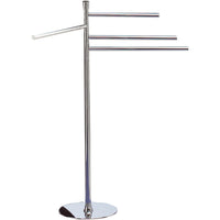 Standing Towel Rack Stand Bar Towel Holder 4-tier Four Bars Towel Bar, Brass