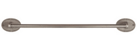 24 Inch Arts and Crafts Solid Copper Towel Bar with Oval Backplate