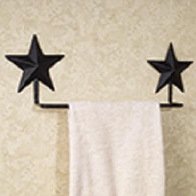 Black Star Towel Bar