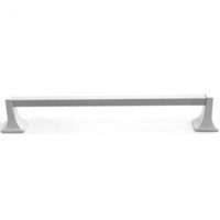 18IN WHITE SQUARE TOWEL BAR