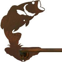 Largemouth Bass Design 18" Hand Towel Bar